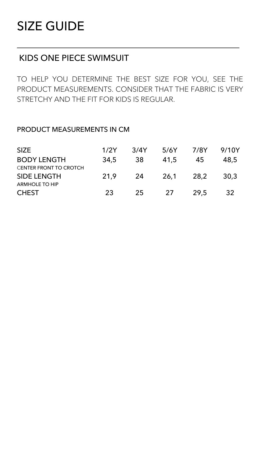 Size Guide