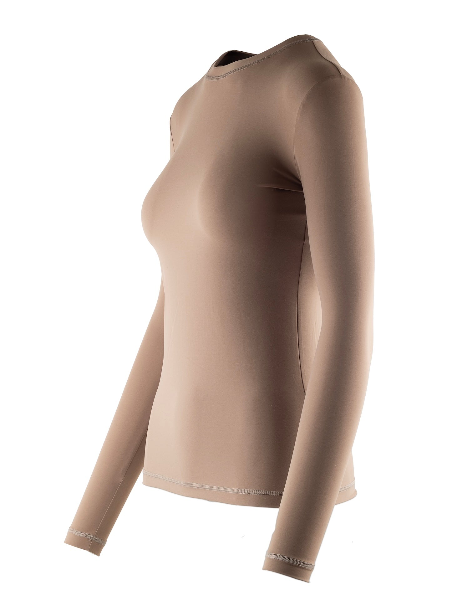 WOMENS SUN TEE Nachhaltiges Damen UV Shirt Rashguard in Schlamm mit UPF 50+