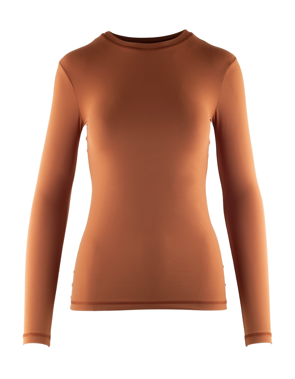 WOMENS SUN TEE Nachhaltiges Damen UV Shirt Rashguard in Terracotta mit UPF 50+