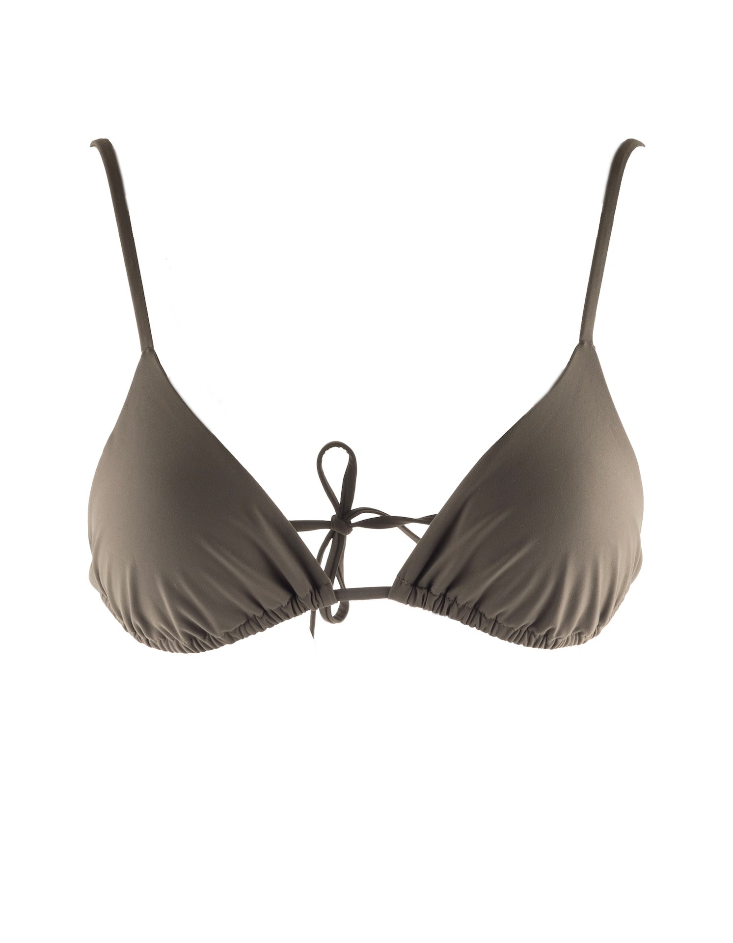Triangel BIKINI TOP Oberteil in Oliv für Damen