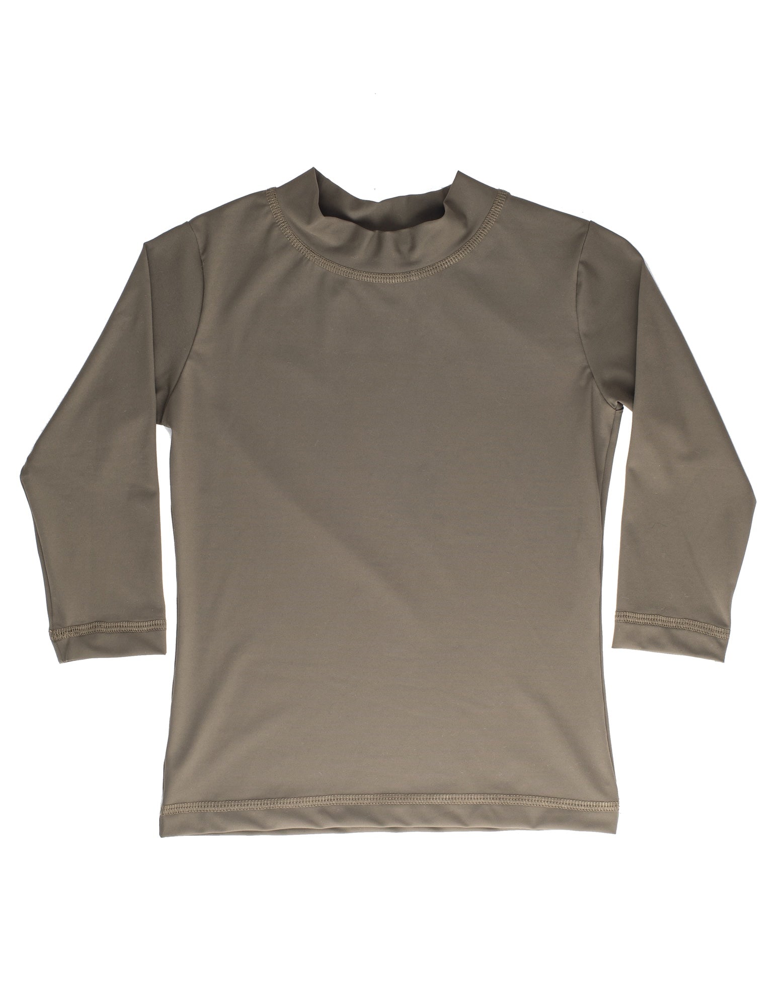 KIDS SUN TEE Nachhaltiges Kinder UV Shirt Rashguard in Oliv mit UPF 50+