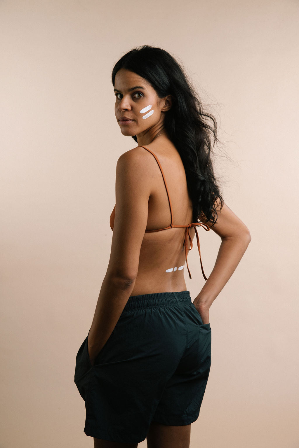 Triangel BIKINI TOP Oberteil in Terracotta für Damen